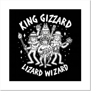 Psychedelic God King Gizzard & Lizard Wizard Posters and Art